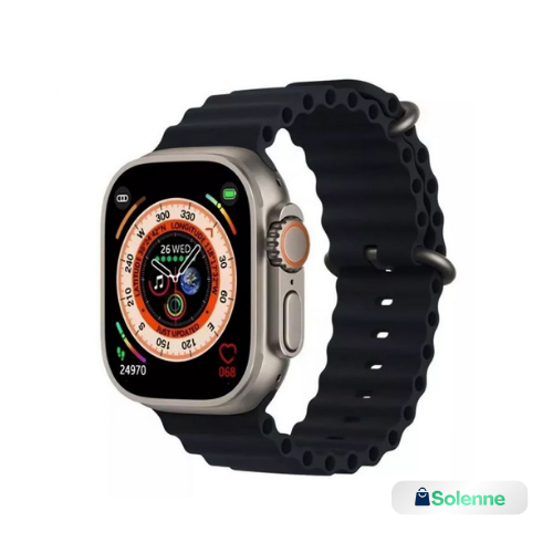 Smartwatch Ultra Pro con 2 correas ( negro + blanco )