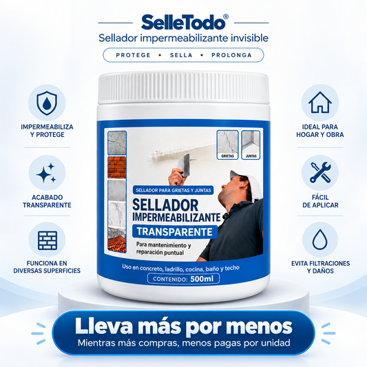 Sellador Impermeabilizante Invisible para Máxima Protección