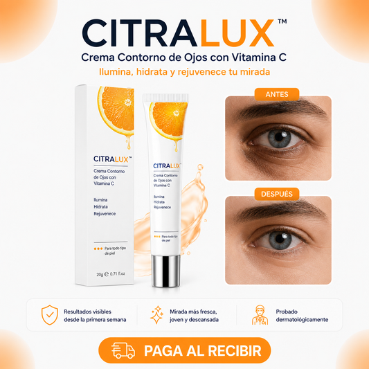 CITRALUX - Crema Antiedad para Hombres - VezeMen [Vitamina C, Ácido Hialurónico + Niacinamida]