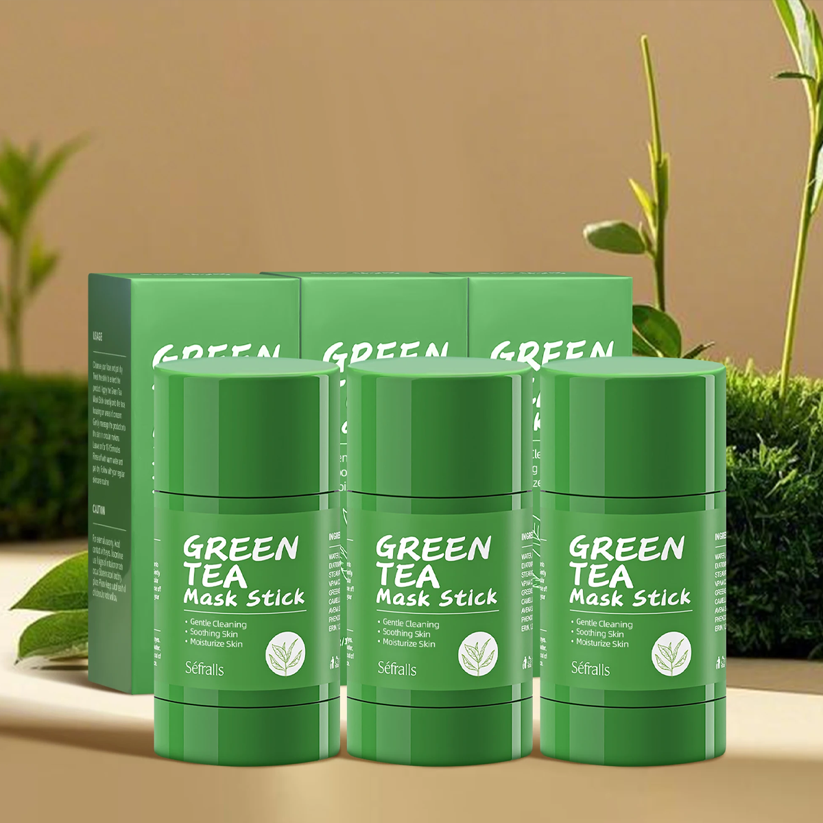 GREENMASK® -  MASCARILLAS DE TE VERDE - COMPRA 1 Y LLÉVATE 3