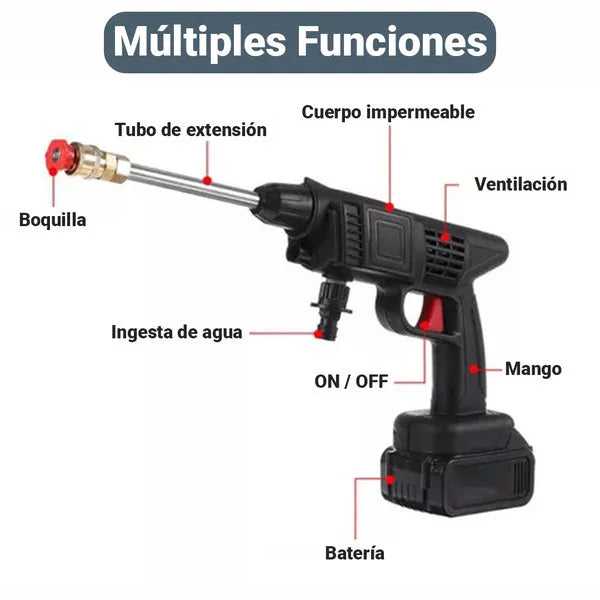 Lavadora a Presión Portátil Combo Completo [+ Maleta] - HidroJet Pro