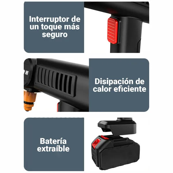 Lavadora a Presión Portátil Combo Completo [+ Maleta] - HidroJet Pro