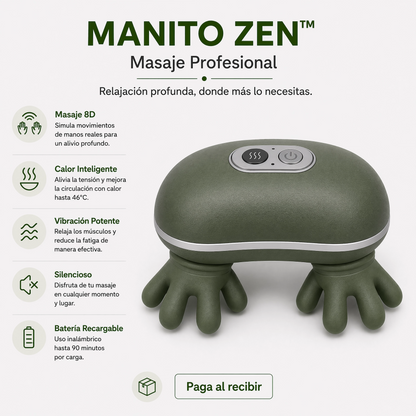 Manito Zen™ - Masajeador Inteligente Profesional